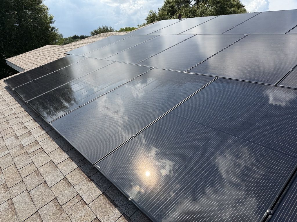 Roof and solar panel cleaning by Sun Sands
